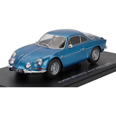 EDICOLA RENAULT ALPINE A110 1600S COUPE 1973 - CON VETRINA - WITH SHOWCASE - BLUE MET 1/24
