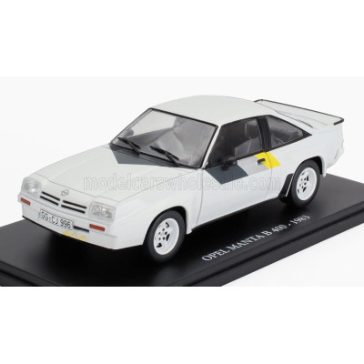 EDICOLA OPEL MANTA B 400 1983 - CON VETRINA - WITH SHOWCASE - WHITE 1/24