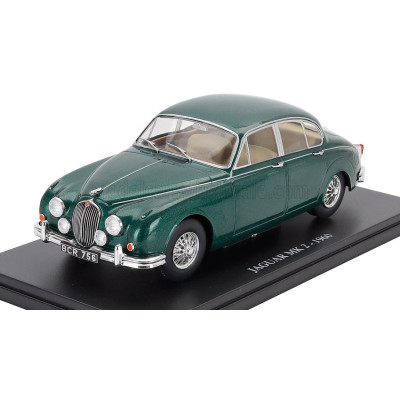 EDICOLA JAGUAR MKII 1960 - CON VETRINA - WITH SHOWCASE - GREEN 1/24