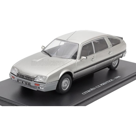 EDICOLA CITROEN DAMAGE DISPLAY BOX - VETRINA DANNEGGIATA - CX PRESTIGE 1986 - SILVER 1/24