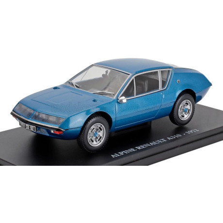 EDICOLA RENAULT A310 ALPINE COUPE 1972 - CON VETRINA - WITH SHOWCASE - BLUE MET 1/24