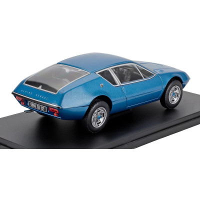 EDICOLA RENAULT A310 ALPINE COUPE 1972 - CON VETRINA - WITH SHOWCASE - BLUE MET 1/24