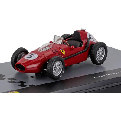 EDICOLA FERRARI F1 DINO 246 N 5 WORLD CHAMPION SEASON 1958 MIKE HAWTHORN - CON VETRINA - WITH SHOWCASE - RED 1/43