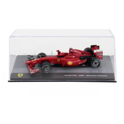 EDICOLA FERRARI F1  F60 N 3 SEASON 2009 GIANCARLO FISICHELLA - CON VETRINA - WITH SHOWCASE - F-1 RED MET 1/43