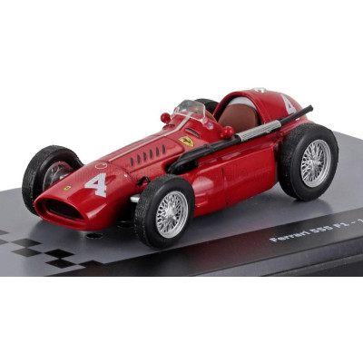 EDICOLA FERRARI F1  555 N 4 SEASON 1955 EUGENIO CASTELLOTTI - CON VETRINA - WITH SHOWCASE - RED 1/43