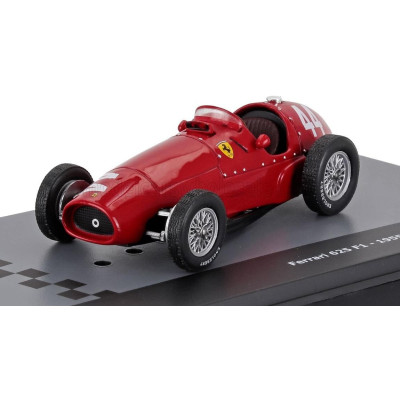 EDICOLA FERRARI F1  625 N 44 SEASON 1955 MAURICE TRINTIGNANT - CON VETRINA - WITH SHOWCASE - RED 1/43