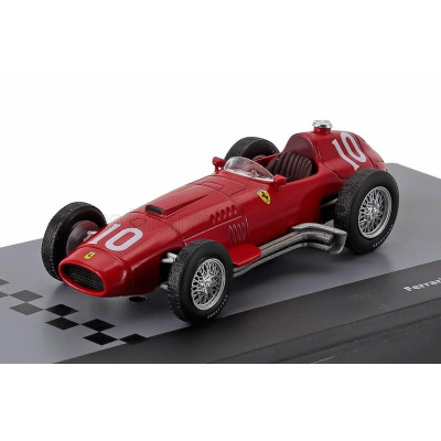 EDICOLA FERRARI F1  801 N 10 SEASON 1957 LUIGI MUSSO - CON VETRINA - WITH SHOWCASE - RED 1/43