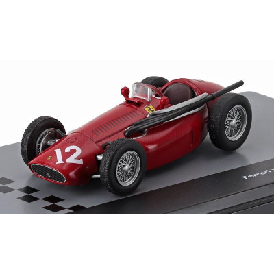 EDICOLA FERRARI F2  553 TEAM SCUDERIA FERRARI N 12 SEASON 1953 PIERO CARINI - CON VETRINA - WITH SHOWCASE - RED 1/43