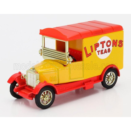 EDICOLA FORD USA MODEL T TRUCK LIPTON TEAS 1920 - YELLOW RED 1/50