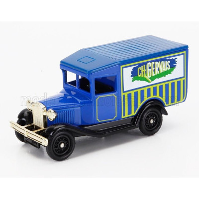 EDICOLA FORD USA MODEL A VAN TRUCK CH GERVAIS 1925 - BLUE 1/50