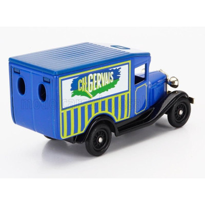 EDICOLA FORD USA MODEL A VAN TRUCK CH GERVAIS 1925 - BLUE 1/50