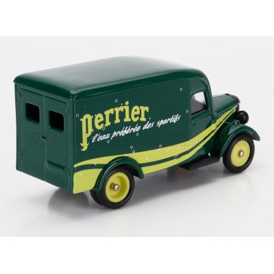 EDICOLA BEDFORD 30 CWT TRUCK PERRIER L'EAU PREFEREE DES SPORTIFS 1950 - DARK GREEN YELLOW 1/50