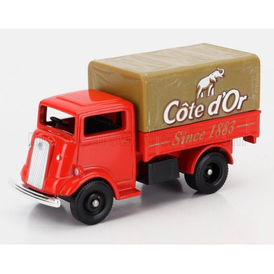 EDICOLA FORDSON 7V TRUCK COTE D'OR 1949 (cm 8.3) - RED BEIGE 1/48