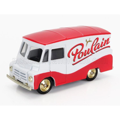 EDICOLA MORRIS LD 150 TRUCK POULAIN 1959 - RED WHITE 1/50