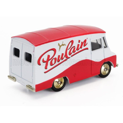 EDICOLA MORRIS LD 150 TRUCK POULAIN 1959 - RED WHITE 1/50