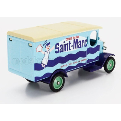 EDICOLA MORRIS VAN TRUCK SAINT-MARC 1931 (cm 9.1) - 2 TONE BLUE WHITE 1/50