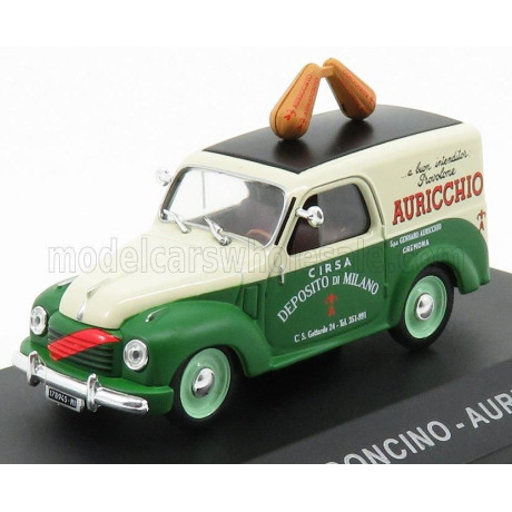 EDICOLA FIAT 500C VAN AURICCHIO 1951 - GREEN CREAM 1/43