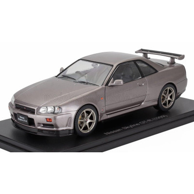 EDICOLA NISSAN SKYLINE GT-R (R34) COUPE 1999 - GREY MET 1/24