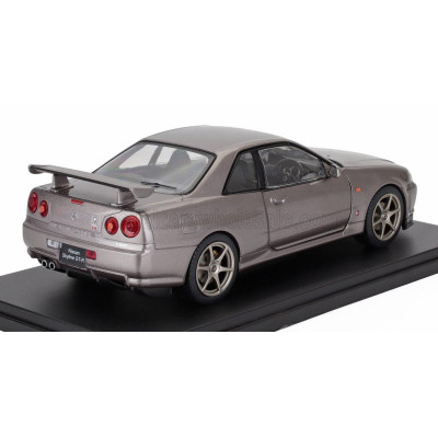EDICOLA NISSAN SKYLINE GT-R (R34) COUPE 1999 - GREY MET 1/24