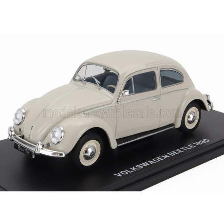 EDICOLA VOLKSWAGEN BEETLE MAGGIOLINO KAFER 1960 - BLISTER BOX - BEIGE 1/24