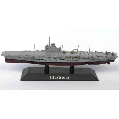 EDICOLA WARSHIP ILLUSTRIOUS AIRCRAFT CARRIER UK 1940 - MILITARY 1/1250