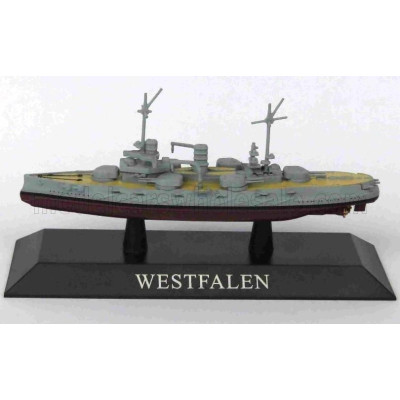 EDICOLA WARSHIP WESTFALEN BATTLESHIP GERMANY 1909 - MILITARY 1/1250