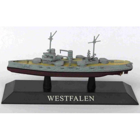 EDICOLA WARSHIP WESTFALEN BATTLESHIP GERMANY 1909 - MILITARY 1/1250