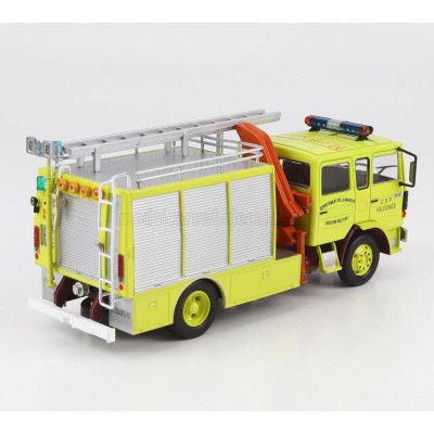 EDICOLA RENAULT JP13 DOUBLE CABINE SOCCORSO STRADALE SAPEURS POMPIERS FRANCE 1989 - YELLOW 1/43