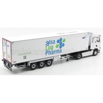ELIGOR RENAULT T520 HIGH TRUCK SEMI-FRIGO KESSLER ALSA LOG PHARMA TRANSPORTS 2016 - WHITE 1/43