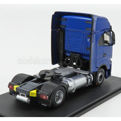 ELIGOR IVECO FIAT S-WAY NP 460 TRACTOR TRUCK 2-ASSI 2019 - BLUE MET 1/43