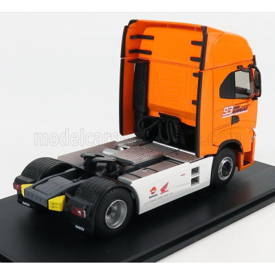 ELIGOR IVECO FIAT S-WAY TRACTOR TRUCK 2-ASSI TEAM HONDA HRC N 93 MARC MARQUEZ 2019 - ORANGE 1/43