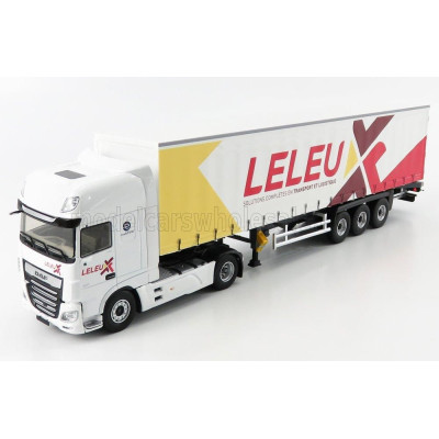 ELIGOR DAF XF460 MY 2017 TRUCK LELEU TRANSPORTS 2017 - WHITE YELLOW RED 1/43