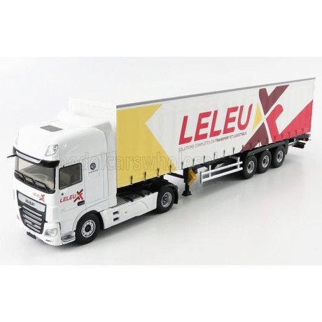 ELIGOR DAF XF460 MY 2017 TRUCK LELEU TRANSPORTS 2017 - WHITE YELLOW RED 1/43