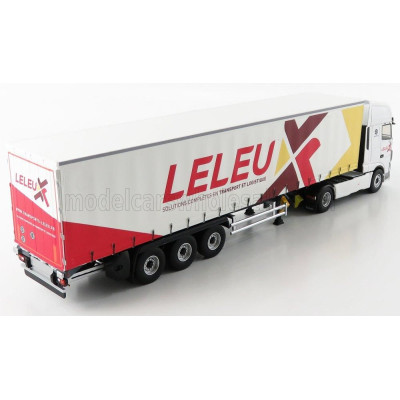 ELIGOR DAF XF460 MY 2017 TRUCK LELEU TRANSPORTS 2017 - WHITE YELLOW RED 1/43