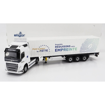 ELIGOR VOLVO FH4 500 TRUCK CONTAINER ASTRE TRANSPORTS 2020 - WHITE 1/43