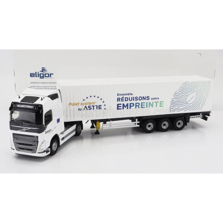 ELIGOR VOLVO FH4 500 TRUCK CONTAINER ASTRE TRANSPORTS 2020 - WHITE 1/43