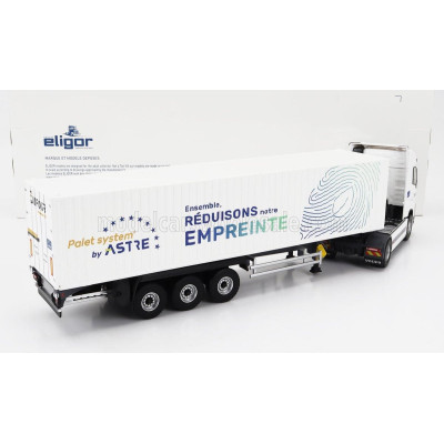 ELIGOR VOLVO FH4 500 TRUCK CONTAINER ASTRE TRANSPORTS 2020 - WHITE 1/43