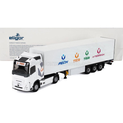 ELIGOR VOLVO FH AERO TRUCK CASSONATO TER TRANSPORTS 2024 - WHITE 1/43