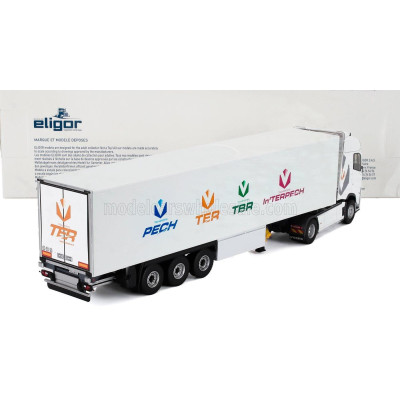 ELIGOR VOLVO FH AERO TRUCK CASSONATO TER TRANSPORTS 2024 - WHITE 1/43