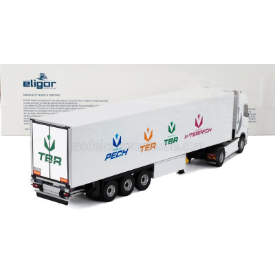 ELIGOR VOLVO FH AERO TRUCK CASSONATO TBR TRANSPORTS 2024 - WHITE 1/43