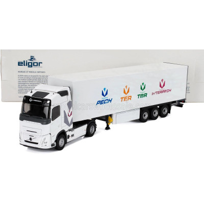 ELIGOR VOLVO FH AERO TRUCK CASSONATO INTERPECH TRANSPORTS 2024 - WHITE 1/43