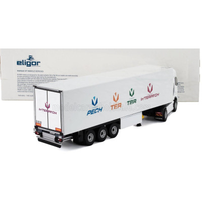 ELIGOR VOLVO FH AERO TRUCK CASSONATO INTERPECH TRANSPORTS 2024 - WHITE 1/43