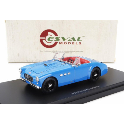ESVAL MODEL ALLARD K3 ROADSTER OPEN 1953 - LIGHT BLUE 1/43