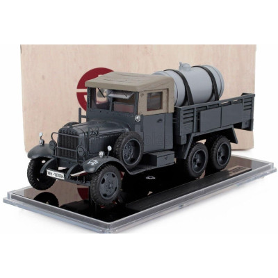 ESVAL MODEL MERCEDES BENZ G3A SD.KFZ. 70 WEHRMACHT MILITARY TANKER TRUCK 3-ASSI - GERMAN ARMY WWII - 1935 - MILITARY GREY 1/43