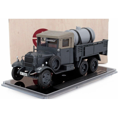 ESVAL MODEL MERCEDES BENZ G3A SD.KFZ. 70 WEHRMACHT MILITARY TANKER TRUCK 3-ASSI - GERMAN ARMY WWII - 1935 - MILITARY GREY 1/43