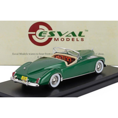 ESVAL MODEL MAVERICK SPORTSTER SPIDER OPEN 1952 - GREEN 1/43