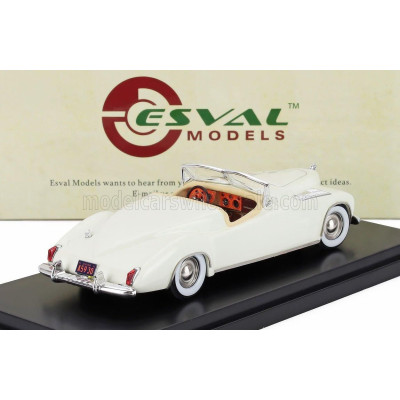 ESVAL MODEL MAVERICK SPORTSTER SPIDER OPEN 1952 - WHITE 1/43