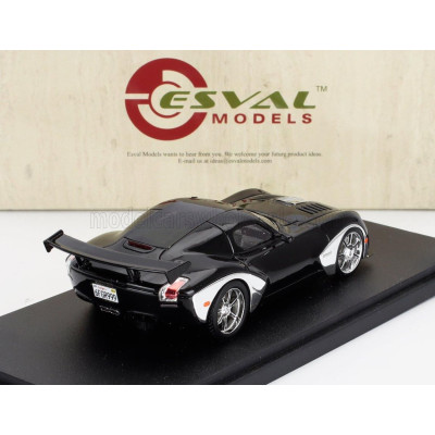 ESVAL MODEL DEVON GTX - WITH SPOILER 2010 - BLACK CHROME 1/43