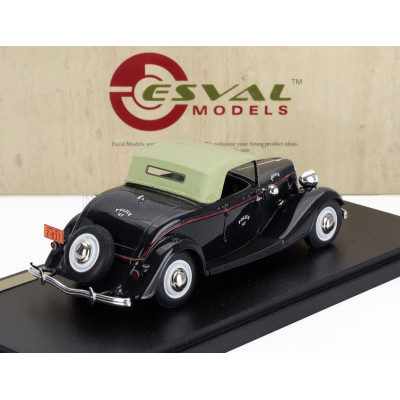 ESVAL MODEL FORD USA MODEL 18 ROADSTER POLICE 1933 - BLACK CREAM 1/43