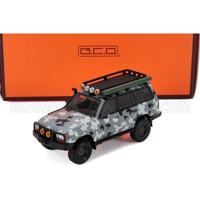 GCD MODELS TOYOTA LAND CRUISER 80 1991 - CAMOUFLAGE 1/64